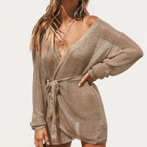 Princess Polly Take me to Rio Mini Dress Gold